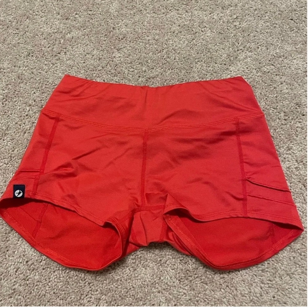 Oiselle Kara Cross Country Shorts Running Shorts - Blaze - Size 4